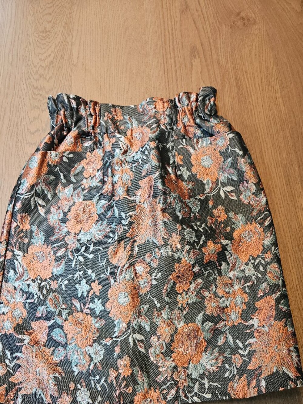 NWT Molly Bracken Floral Jacquard Mini Skirt Bouquet de Fleurs Small